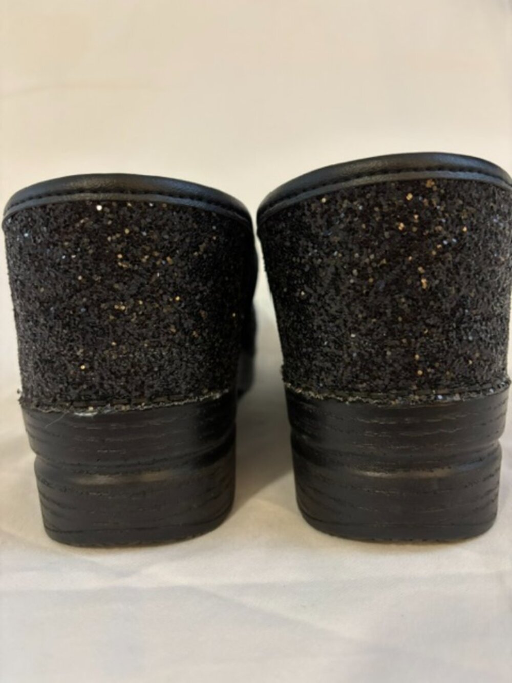 Dansko Professional Clog in Limited Edition Black Glitter Women Size 42 (US 11) - Picture 8 of 13